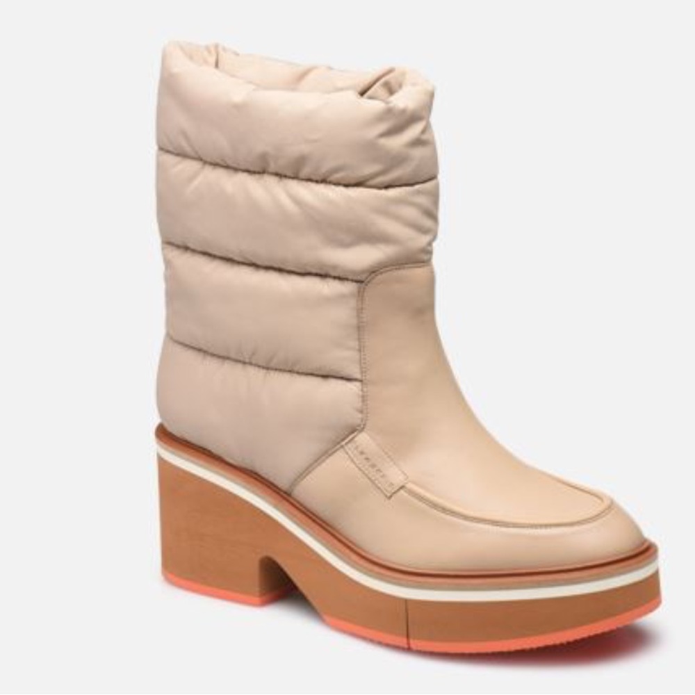 Robert Clergerie Ally Quilted Block Platform Boots, 39.5, - Picture 3 of 9